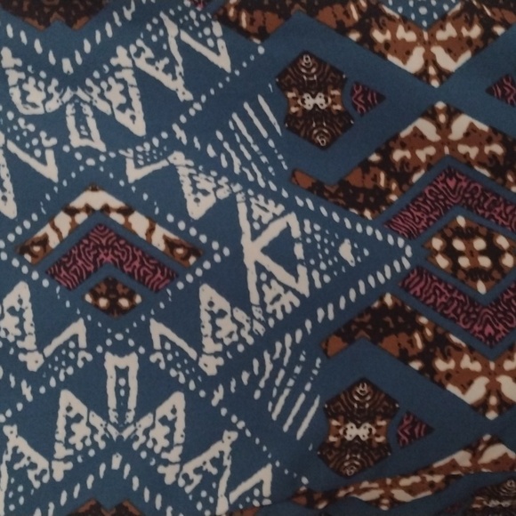 Aztec Teal Dress XL (But fits more a large) NEW - Picture 4 of 9